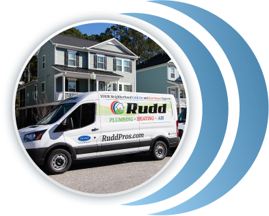 Rudd van outside of nice house